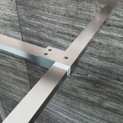 ELEGANT 1400 X 800 Mm Walk In Wetroom Shower Enclosure Panel With 300mm Flipper Panel 8mm Easy Clean Glass Shower Screen + Shower Tray -Comfort Bathroom Store 16190830 5