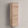Light Oak Effect 1200mm Tall Cupboard Wall Hung High Cabinet Bathroom Furniture With 2 Door -Comfort Bathroom Store 16239078 1