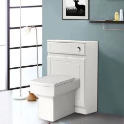 Back To Wall Toilet Concealed Cistern Housing Without Toilet & Cistern 502 Mm Ivory White 8 Back To Wall Toilet Concealed Cistern Housing Without Toilet & Cistern 502 Mm Ivory White -Comfort Bathroom Store 16239459 2