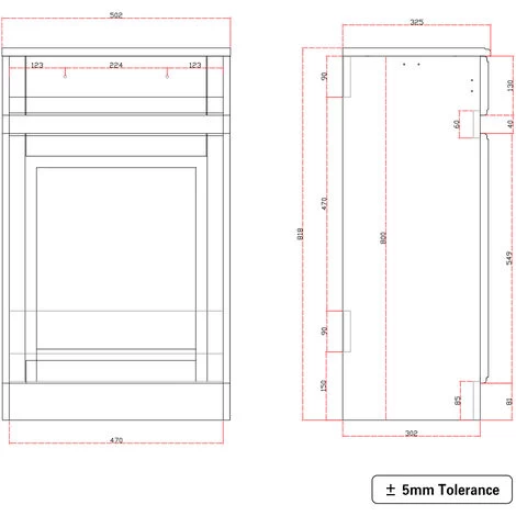 Back To Wall Toilet Concealed Cistern Housing Without Toilet & Cistern 502 Mm Ivory White 7 Back To Wall Toilet Concealed Cistern Housing Without Toilet & Cistern 502 Mm Ivory White - Image 5