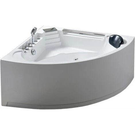 SIMBA WHIRLPOOL BATH TUB Daisy 135x135cm White For 1 Person 3 SIMBA WHIRLPOOL BATH TUB Daisy 135x135cm White For 1 Person
