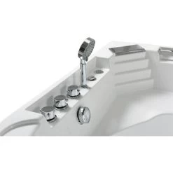 SIMBA WHIRLPOOL BATH TUB Daisy 135x135cm White For 1 Person 10 SIMBA WHIRLPOOL BATH TUB Daisy 135x135cm White For 1 Person -Comfort Bathroom Store 16241638 4