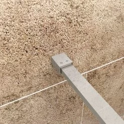 ELEGANT 760mm Walk In Shower Enclosure 8mm Easy Clean Glass Wet Room Shower Screen Panel With 1200x900mm Shower Tray + Waste -Comfort Bathroom Store 16494024 5