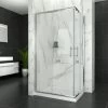 ELEGANT 800 X 700 Mm Sliding Corner Entry Shower Enclosure Door Cubicle -Comfort Bathroom Store 16496813 1