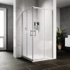 ELEGANT 900 X 900 Mm Sliding Square Corner Entry Shower Enclosure Door Cubicle -Comfort Bathroom Store 16496827 1