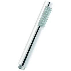 Milano Mirage - Modern 2 Outlet Twin Diverter Thermostatic Mixer Shower Valve With Ceiling Mounted 400mm Round Recessed Rainfall Shower Head And Hand Shower Handset Kit - Chrome -Comfort Bathroom Store 16594513 4