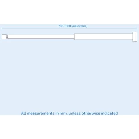 970 Mm Shower Wall To Glass Support Bar Arm 5 970 Mm Shower Wall To Glass Support Bar Arm - Image 3