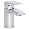Vago Modern Design Cloakroom Basin Waterfall Mono Mixer Tap & Free Waste