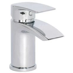 Vago Modern Design Cloakroom Basin Waterfall Mono Mixer Tap & Free Waste