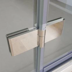 MIQU 900 X 900 Mm Bifold Shower Enclosure Corner Entry Cubicle 6mm Easy Clean Nano Glass Frameless - No Tray -Comfort Bathroom Store 16743427 4