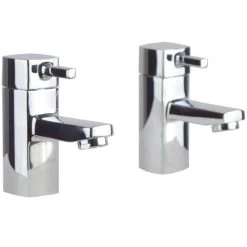 Boston Contemporary Set Of Hot And Cold Basin Sink Taps -Comfort Bathroom Store 16934325 3