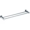 Square Double Towel Rail Chrome -Comfort Bathroom Store 16982376 1
