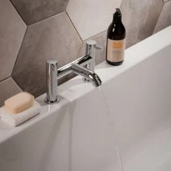 Chrome Bath Filler Mixer Tap Designer Bathroom Tub Lever Faucet 9 Chrome Bath Filler Mixer Tap Designer Bathroom Tub Lever Faucet -Comfort Bathroom Store 17014361 3