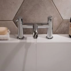 Chrome Bath Filler Mixer Tap Designer Bathroom Tub Lever Faucet 10 Chrome Bath Filler Mixer Tap Designer Bathroom Tub Lever Faucet -Comfort Bathroom Store 17014361 4