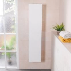 1600mm White Wall Mounted Right Hand Tall Bathroom Storage Unit -Comfort Bathroom Store 17034876 3