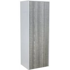 Ash Tall Cupboard Storage Unit Wall Hung Cabinet Bathroom Furniture 1000mm -Comfort Bathroom Store 17034896 5
