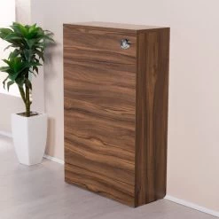 500mm Walnut Back To Wall Toilet Concealed Cistern Housing Unit Bathroom Furniture
