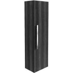1200mm Grey High Cabinet Wall Mounted Cupboard Tall Bathroom Storage Unit -Comfort Bathroom Store 17035037 5