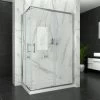 ELEGANT Sliding Corner Entry 1200 X 700 Mm Shower Enclosure 6mm Extra Toughened Safety Glass Sliding Cubicle Door