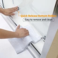 ELEGANT Sliding Corner Entry 1200 X 760 Mm Shower Enclosure 6mm Extra Toughened Safety Glass Sliding Cubicle Door -Comfort Bathroom Store 17071980 4