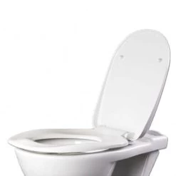 AKW Ergonomic Soft Close Toilet Seat Including Cover - White