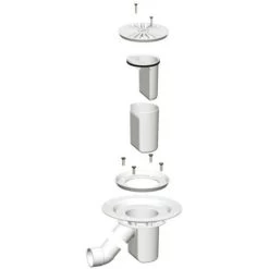 AKW Tuff Form Rectangular Wet Room Former With TF75 Gravity Waste For Vinyl 1135mm X 770mm 10 AKW Tuff Form Rectangular Wet Room Former With TF75 Gravity Waste For Vinyl 1135mm X 770mm -Comfort Bathroom Store 17488845 4