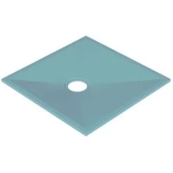 AKW Tuff Form Square Wet Room Former With GW50 Waste And Vinyl Adaptor 1200mm X 1200mm