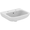 Armitage Shanks Contour 21 Basin With Overflow And Chain Hole 500mm Wide - 2 Tap Hole -Comfort Bathroom Store 17489198 1