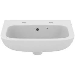 Armitage Shanks Contour 21 Basin With Overflow And Chain Hole 500mm Wide - 2 Tap Hole -Comfort Bathroom Store 17489198 3