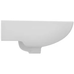 Armitage Shanks Contour 21 Basin With Overflow No Chain Hole 500mm Wide - 1 Tap Hole -Comfort Bathroom Store 17489200 4