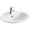 Armitage Shanks Orbit 21 Countertop Basin With Overflow 550mm Wide - 1 Tap Hole -Comfort Bathroom Store 17489207 1