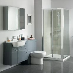 Ideal Standard Tempo Semi Countertop Washbasin 550mm Wide 1 Tap Hole -Comfort Bathroom Store 17490379 3