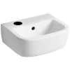 Ideal Standard Tempo Handrinse Washbasin 350mm Wide Left Hand 1 Tap Hole 1 Ideal Standard Tempo Handrinse Washbasin 350mm Wide Left Hand 1 Tap Hole -Comfort Bathroom Store 17490384 1