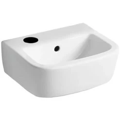 Ideal Standard Tempo Handrinse Washbasin 350mm Wide Left Hand 1 Tap Hole
