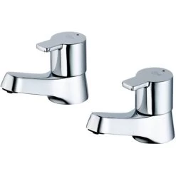 Ideal Standard Calista Basin Pillar Taps Pair - Chrome