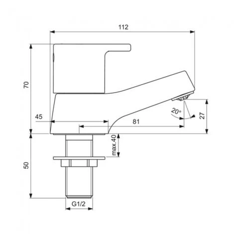 Ideal Standard Calista Basin Pillar Taps Pair - Chrome 4 Ideal Standard Calista Basin Pillar Taps Pair - Chrome - Image 2