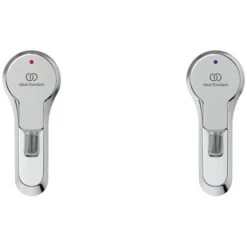 Ideal Standard Calista Basin Pillar Taps Pair - Chrome 9 Ideal Standard Calista Basin Pillar Taps Pair - Chrome -Comfort Bathroom Store 17490693 4