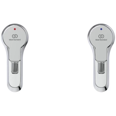 Ideal Standard Calista Basin Pillar Taps Pair - Chrome 6 Ideal Standard Calista Basin Pillar Taps Pair - Chrome - Image 4