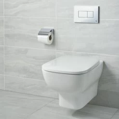 Ideal Standard Studio Echo Wall Hung Toilet 545mm Projection - Soft Close Seat -Comfort Bathroom Store 17490731 3