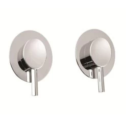 JTP Kavalier Concealed Stop Valves Pair Chrome