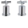 JTP Solex Deck Panel Valves Pair - Chrome -Comfort Bathroom Store 17491221 1