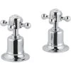JTP Grosvenor Cross Panel Valves Pair - Chrome 2 JTP Grosvenor Cross Panel Valves Pair - Chrome -Comfort Bathroom Store 17491249 1