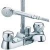 JTP Astra Bath Shower Mixer Tap Deck Mounted - Chrome -Comfort Bathroom Store 17491461 1