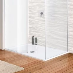 MX Elements Rectangular Shower Tray With Waste 1300mm X 700mm Flat Top -Comfort Bathroom Store 17493323 2