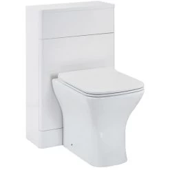 Orbit Eve Back To Wall WC Toilet Unit 500mm Wide - White Gloss -Comfort Bathroom Store 17493559 3