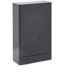 Orbit Eve Back To Wall WC Toilet Unit 500mm Wide - Wolf Grey