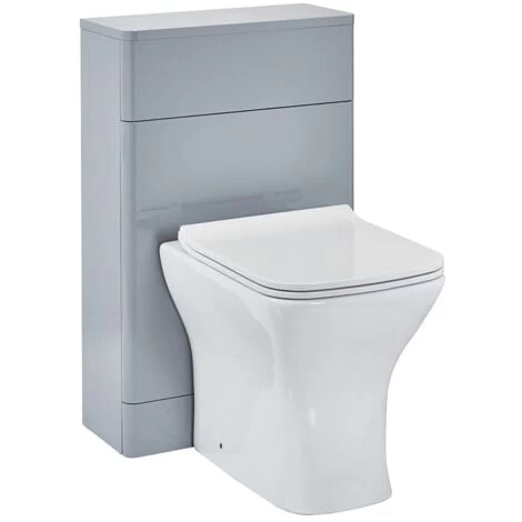 Orbit Eve Back To Wall WC Toilet Unit 500mm Wide - Pebble Grey 6 Orbit Eve Back To Wall WC Toilet Unit 500mm Wide - Pebble Grey - Image 4