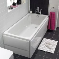 Vitra Neon Single Ended Rectangular Bath 1700mm X 700mm 0 Tap Hole -Comfort Bathroom Store 17510144 4