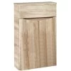 Orbit Contour Back To Wall WC Unit 500mm Wide - Driftwood -Comfort Bathroom Store 17686913 1