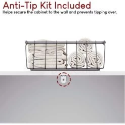 Priano 1 Drawer 1 Door Freestanding Cabinet Bathroom Storage Cupboard, White 11 Priano 1 Drawer 1 Door Freestanding Cabinet Bathroom Storage Cupboard, White -Comfort Bathroom Store 17766985 5